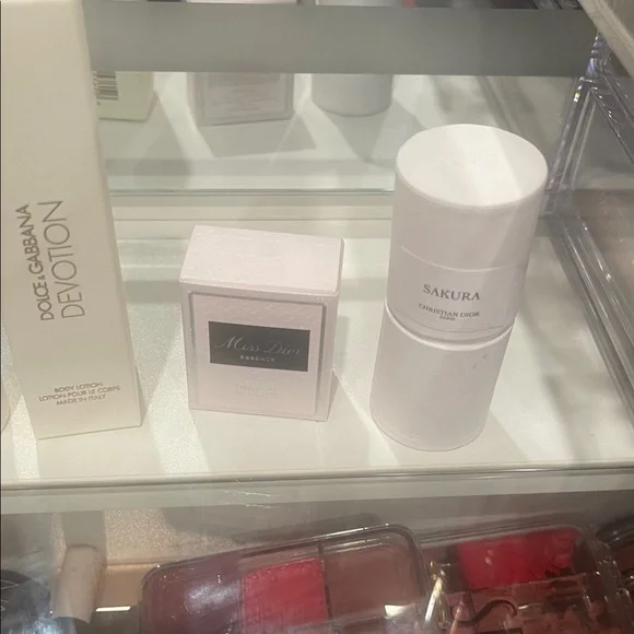 Dior Gris Dior and Sakura Fragrance Set 4 item bundle